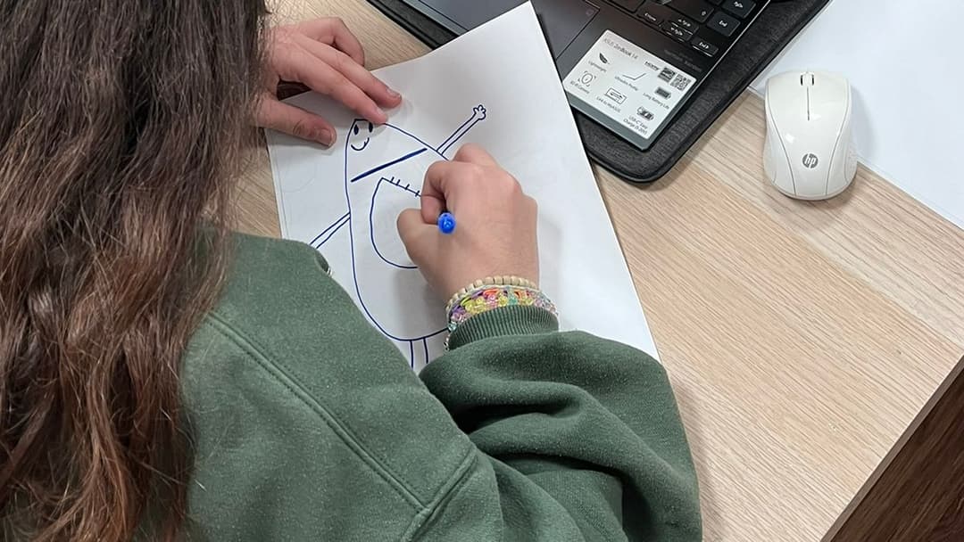 How Do Young People Create Characters?